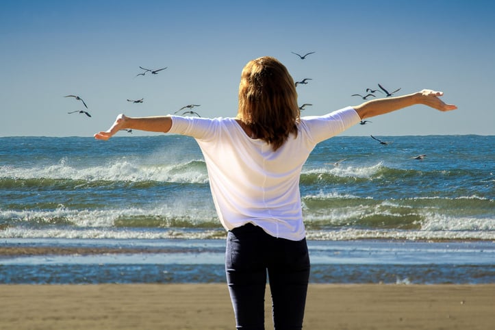 Woman in Beach